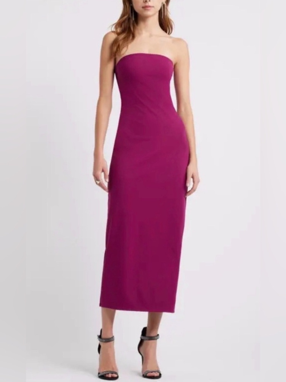See You Monday by Anthropologie Fuchsia Sleeveless Dress